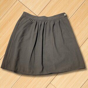 OLD NAVY  Black A-line Flared Knee Length Skirt with pockets - size 6